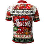st-george-rugby-christmas-polo-shirt-custom-xmas-dragon-christmas-balls-snowflake-with-aboriginal-patterns-polo-shirt