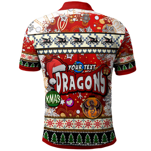 st-george-rugby-christmas-polo-shirt-custom-xmas-dragon-christmas-balls-snowflake-with-aboriginal-patterns-polo-shirt