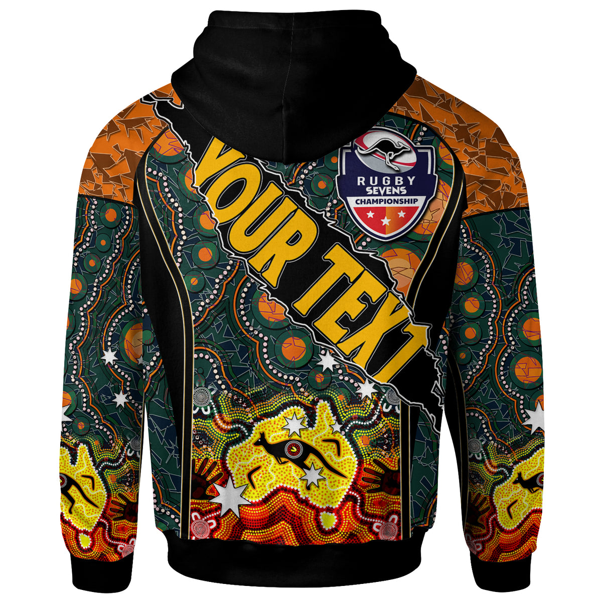 australian-rugby-sevens-mens-squad-hoodie-custom-australia-rugby-championship-aboriginal-culture-personalised-player-and-number-hoodie