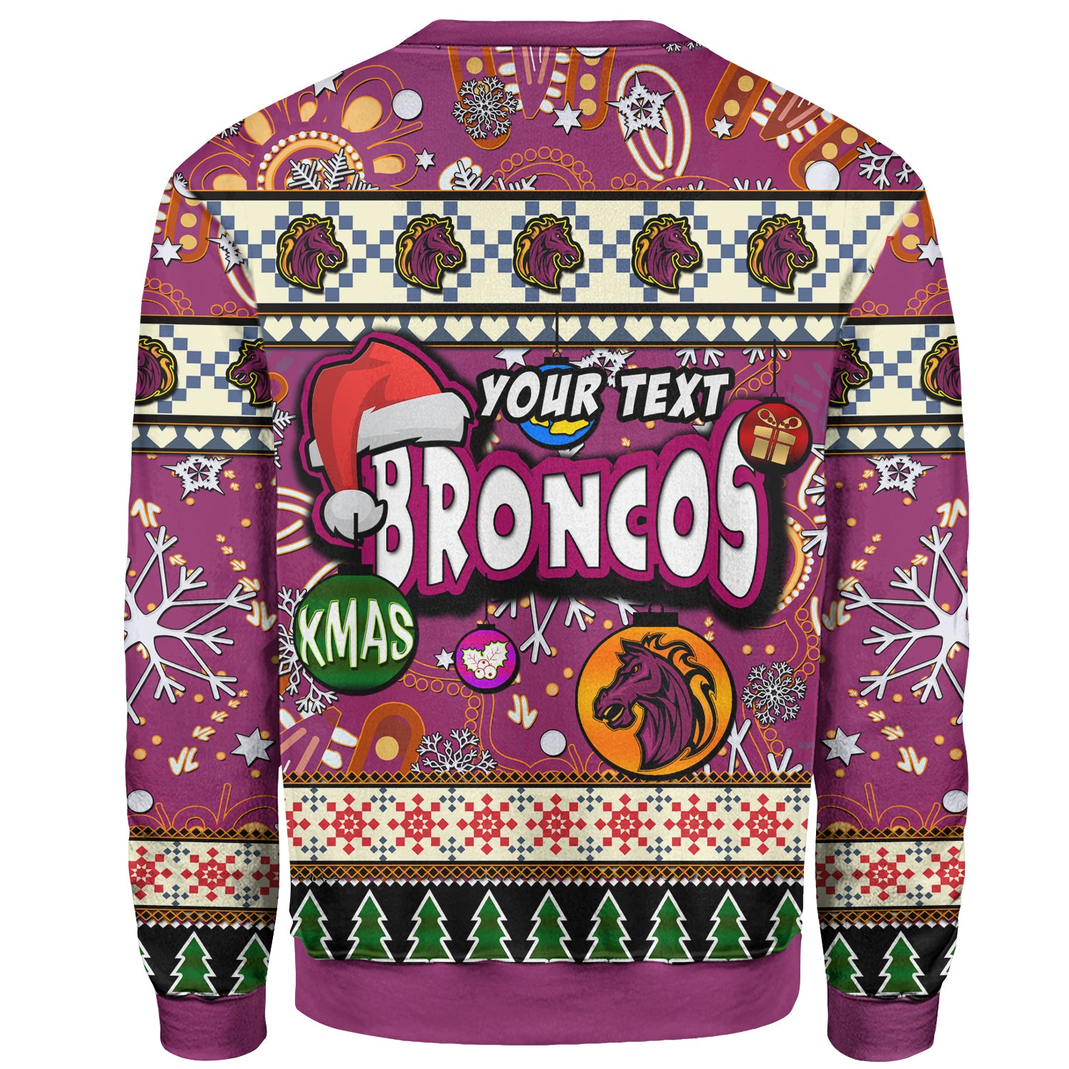 broncos-rugby-christmas-sweatshirt-custom-xmas-broncos-christmas-balls-snowflake-with-aboriginal-patterns-sweatshirt