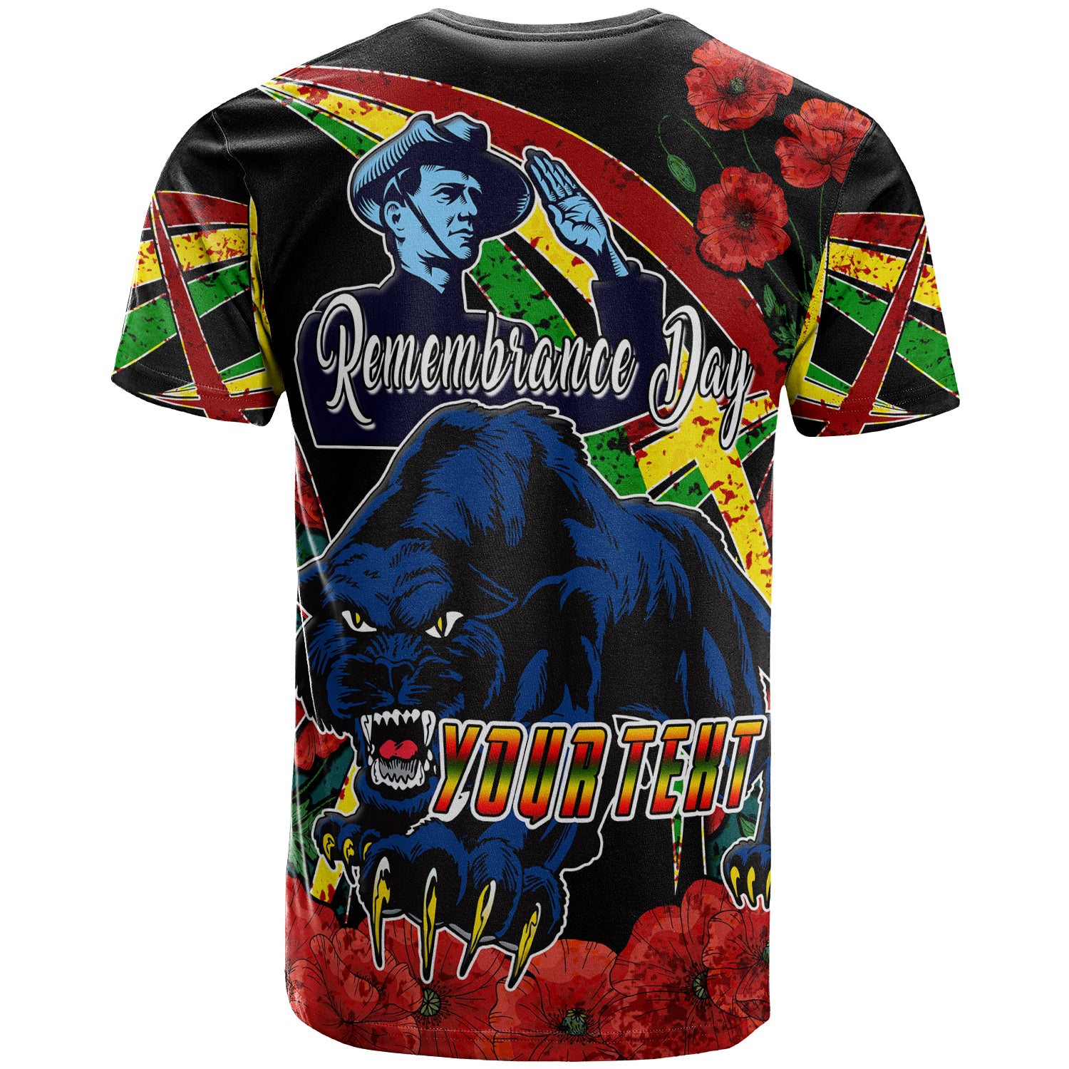 panthers-rugby-t-shirt-custom-panthers-remembrance-day-and-poppies-t-shirt