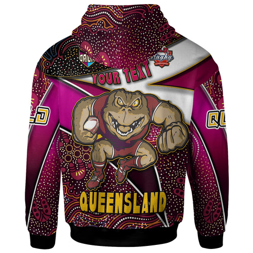 queensland-rugby-league-team-hoodie-custom-queensland-maroons-with-aboriginal-patterns-state-of-origin-hoodie