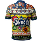 cowboys-rugby-christmas-polo-shirt-custom-xmas-cowboys-christmas-balls-snowflake-with-aboriginal-patterns-polo-shirt