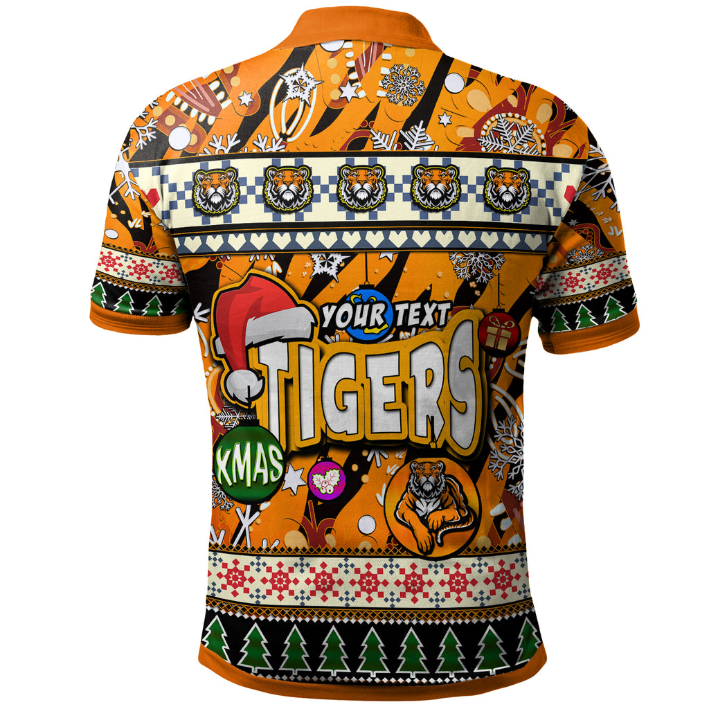 tigers-rugby-christmas-polo-shirt-custom-xmas-tigers-christmas-balls-snowflake-with-aboriginal-patterns-polo-shirt