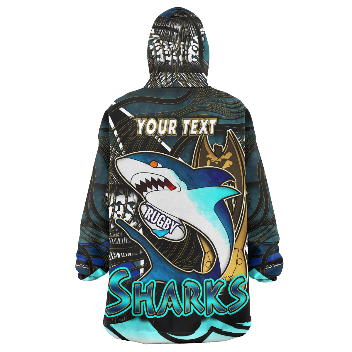 sharks-rugby-snug-hoodie-custom-sharks-league-final-series-champions-personalised-name-and-number-oodie-blanket