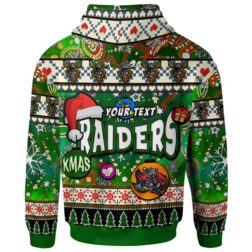 raider-rugby-christmas-hoodie-custom-xmas-raider-christmas-balls-snowflake-with-aboriginal-patterns-hoodie