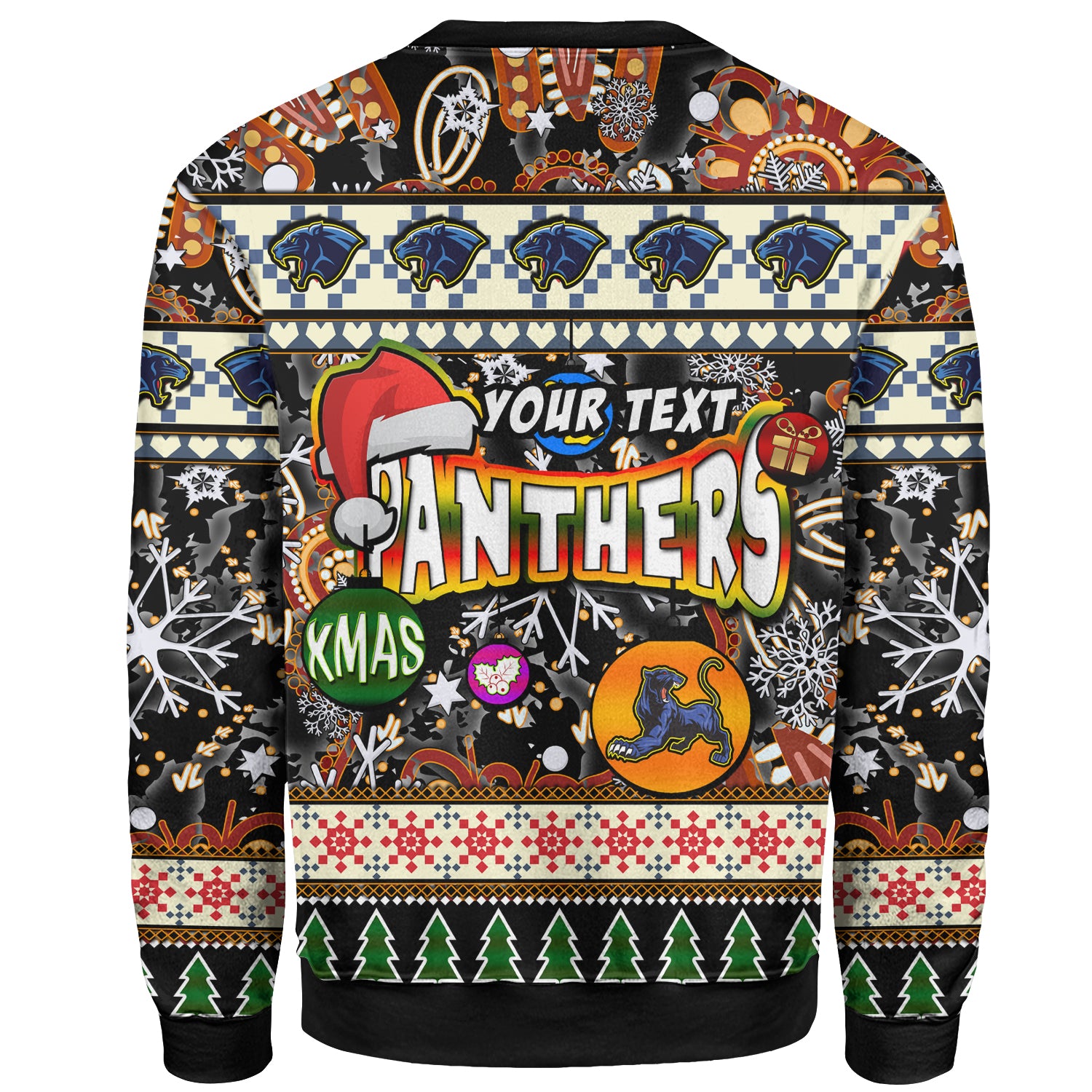 panthers-rugby-christmas-sweatshirt-custom-xmas-panthers-christmas-balls-snowflake-with-aboriginal-patterns-sweatshirt