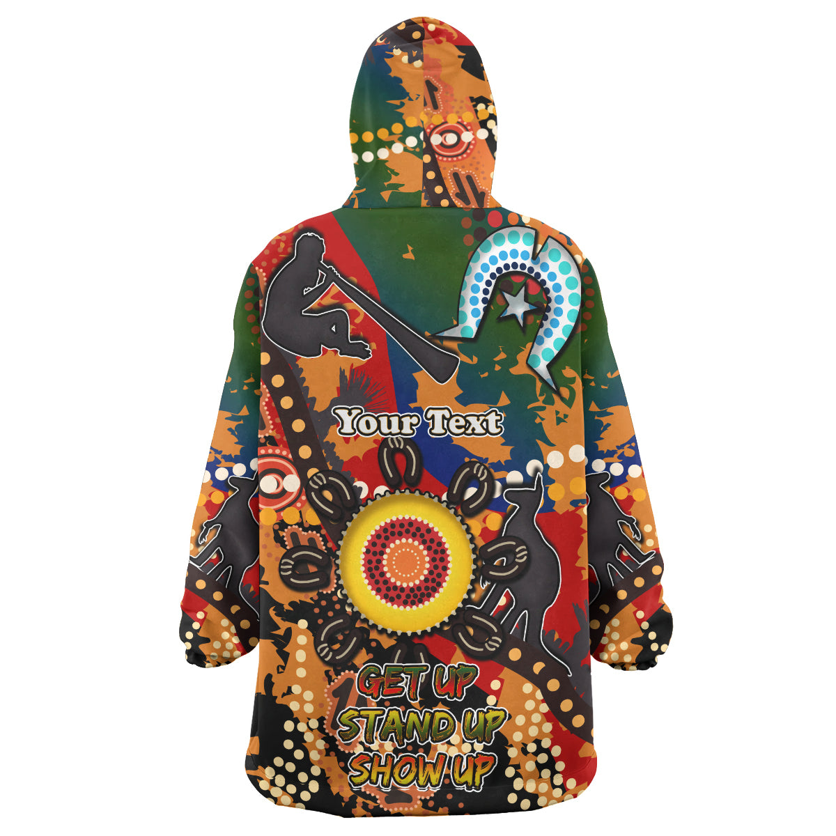 australia-naidoc-week-2023-wearable-blanket-hoodie-custom-naidoc-aboriginal-inspired-dot-art-painting-with-native-kangaroo-get-up-stand-up-show-up-wearable-blanket-hoodie