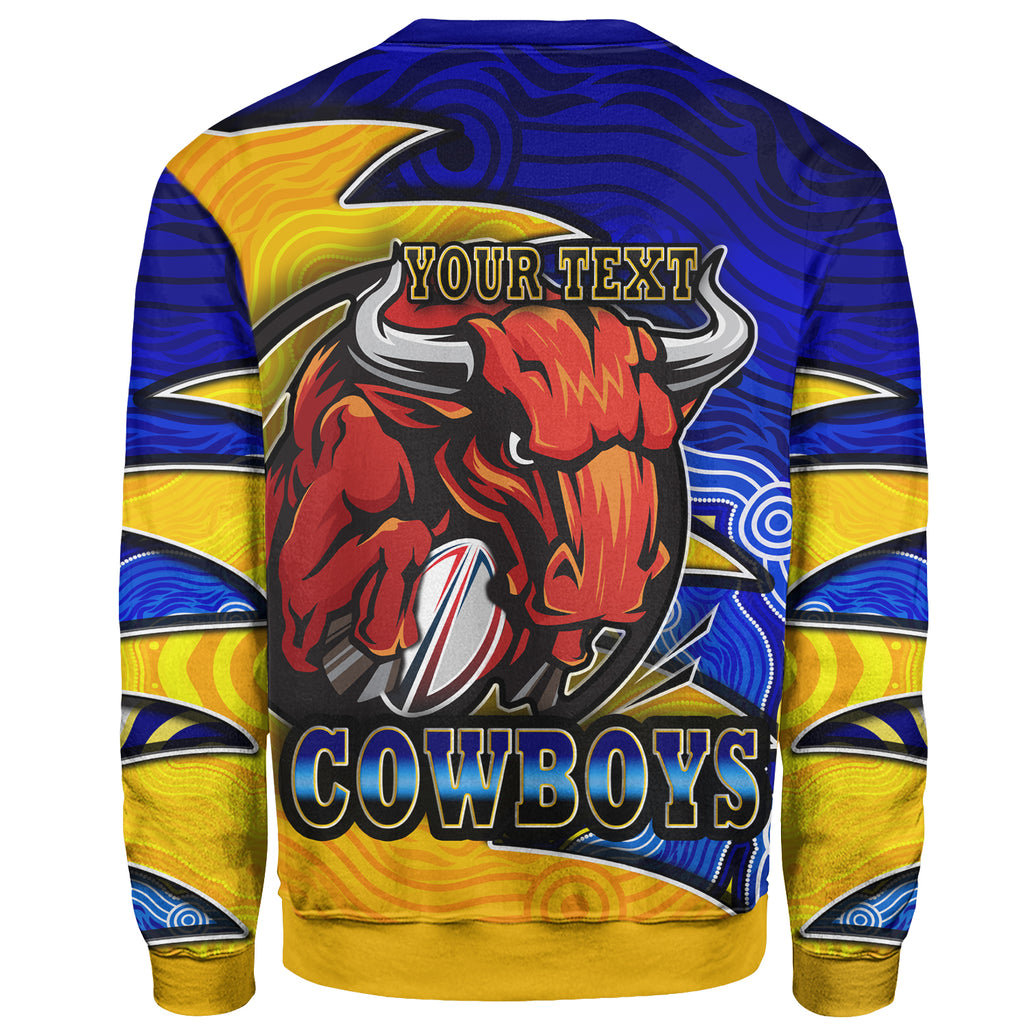 cowboys-rugby-sweatshirt-custom-bull-rugby-ball-with-aboriginal-style-pattern-personalised-playe-sweatshirt