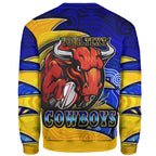 cowboys-rugby-sweatshirt-custom-bull-rugby-ball-with-aboriginal-style-pattern-personalised-playe-sweatshirt
