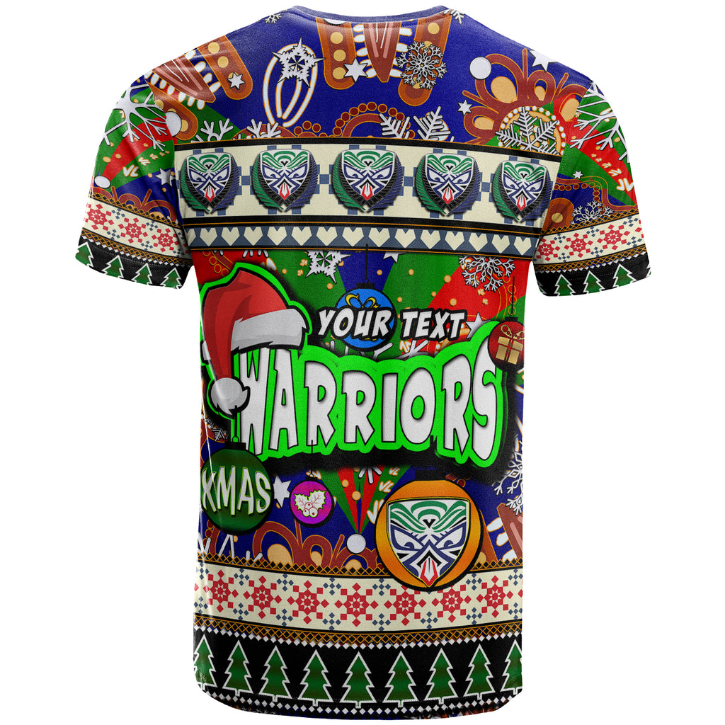 warriors-rugby-christmas-t-shirt-custom-xmas-warriors-christmas-balls-snowflake-with-aboriginal-patterns-t-shirt