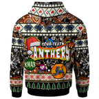 panthers-rugby-christmas-hoodie-custom-xmas-panthers-christmas-balls-snowflake-with-aboriginal-patterns-hoodie