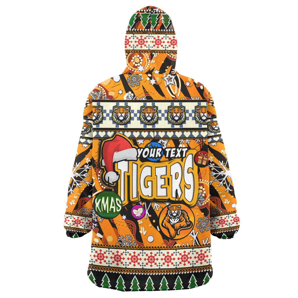 tigers-rugby-christmas-snug-hoodie-custom-xmas-tigers-christmas-balls-snowflake-with-aboriginal-patterns-wearable-blanket-hoodie