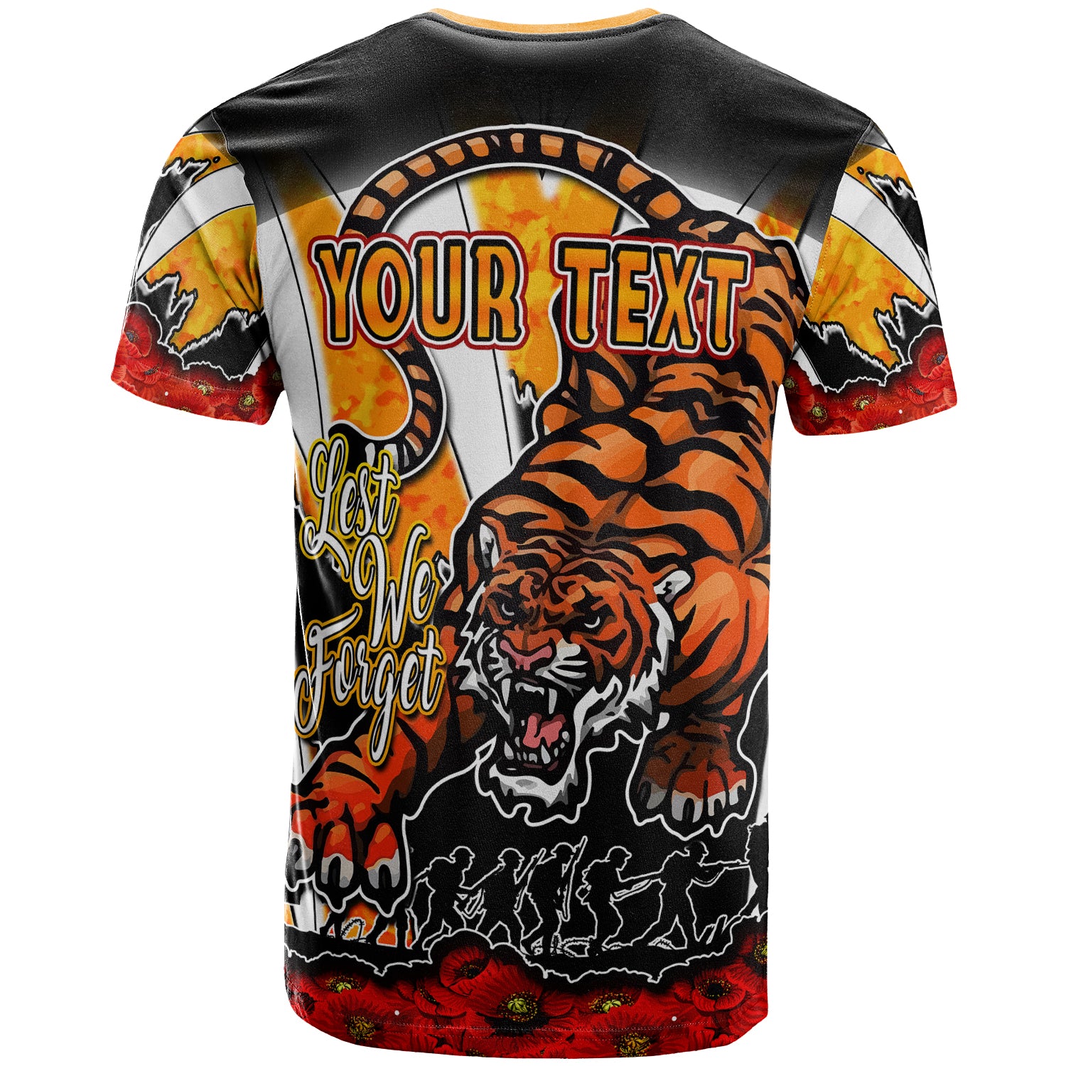 tigers-rugby-t-shirt-custom-tigers-lest-we-forget-and-poppies-t-shirt