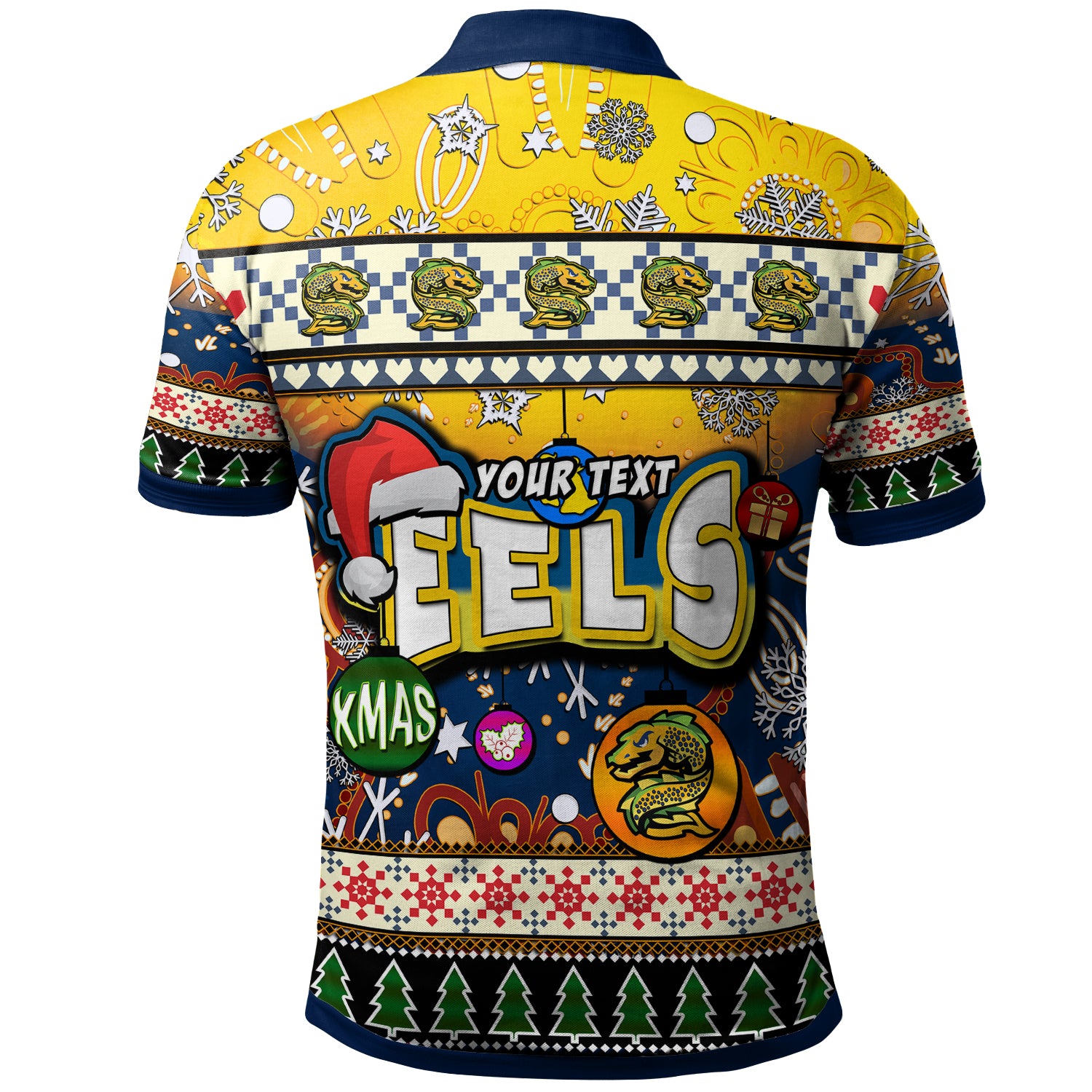 eels-rugby-christmas-polo-shirt-custom-xmas-eels-christmas-balls-snowflake-with-aboriginal-patterns-polo-shirt