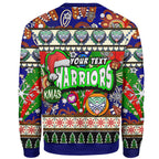 warriors-rugby-christmas-sweatshirt-custom-xmas-warriors-christmas-balls-snowflake-with-aboriginal-patterns-sweatshirt