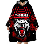 The Bears Indigenous Go North Sydney Wearable Blanket Hoodie LT13