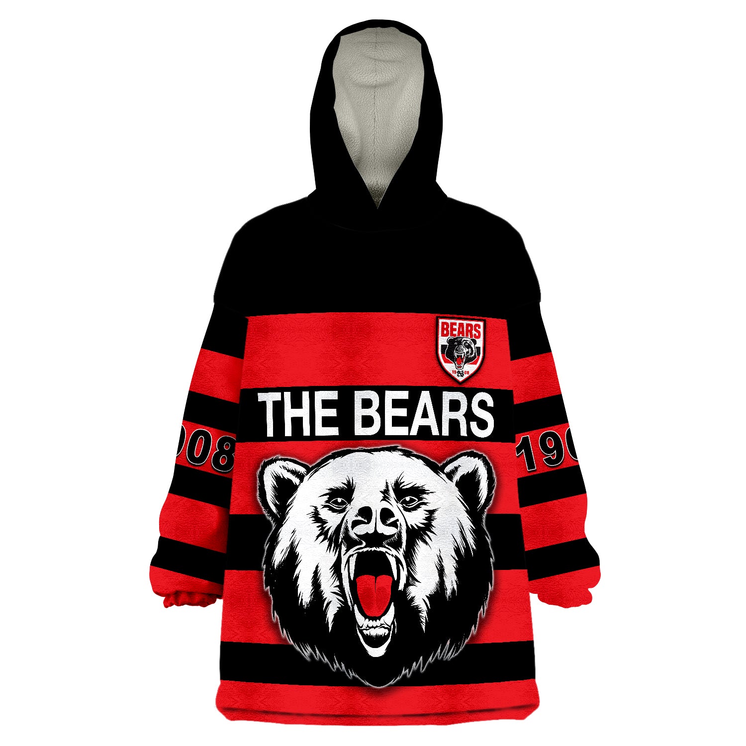 The Bears North Sydney Bears Strong Comeback Wearable Blanket Hoodie LT13