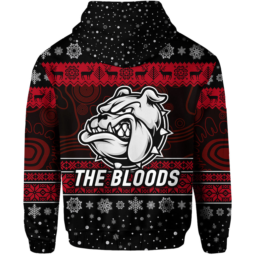 West Football Club Alice Springs Hoodie Christmas The Bloods Simple Style - Black LT8