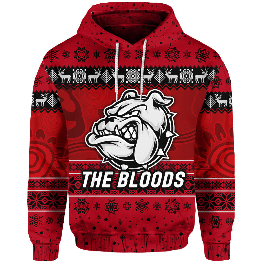 custom-personalised-west-football-club-alice-springs-hoodie-christmas-the-bloods-simple-style-red