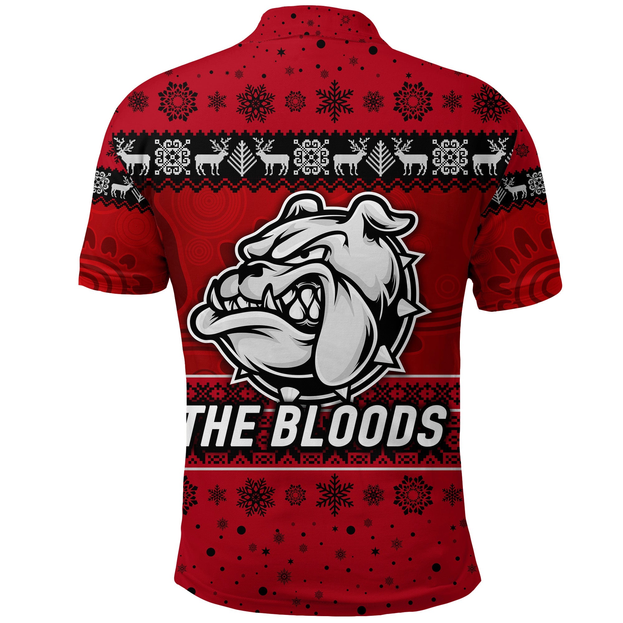 west-football-club-alice-springs-polo-shirt-christmas-the-bloods-simple-style-red