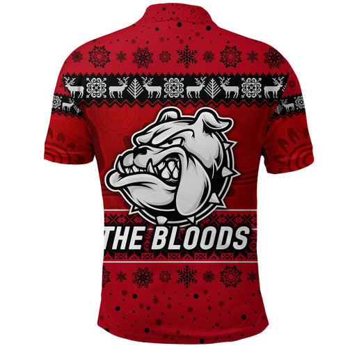 west-football-club-alice-springs-polo-shirt-christmas-the-bloods-simple-style-red