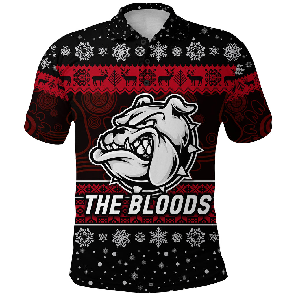 custom-personalised-west-football-club-alice-springs-polo-shirt-christmas-the-bloods-simple-style-black