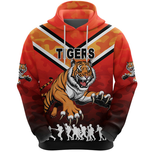 Wests Hoodie Tigers Anzac Vibes