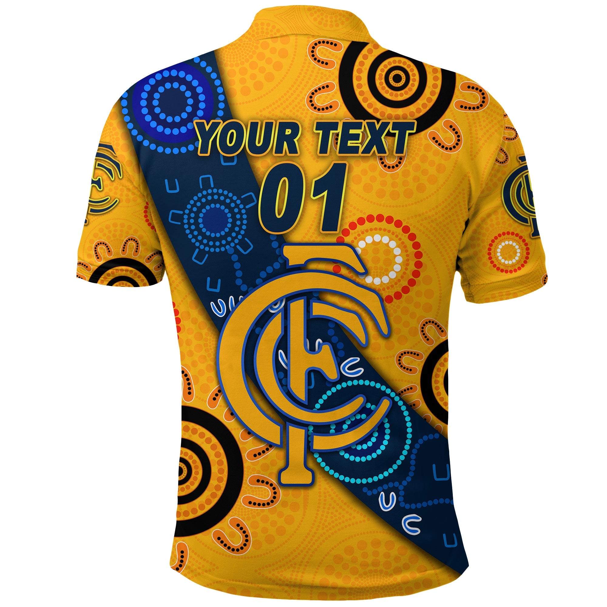 custom-personalised-claremont-football-club-polo-shirt-tigers-indigenous-version-gold-custom-text-and-number