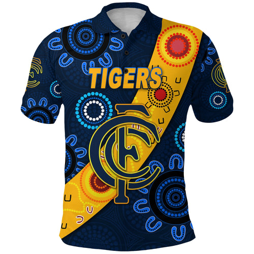 custom-personalised-claremont-football-club-polo-shirt-tigers-indigenous-version-navy-custom-text-and-number