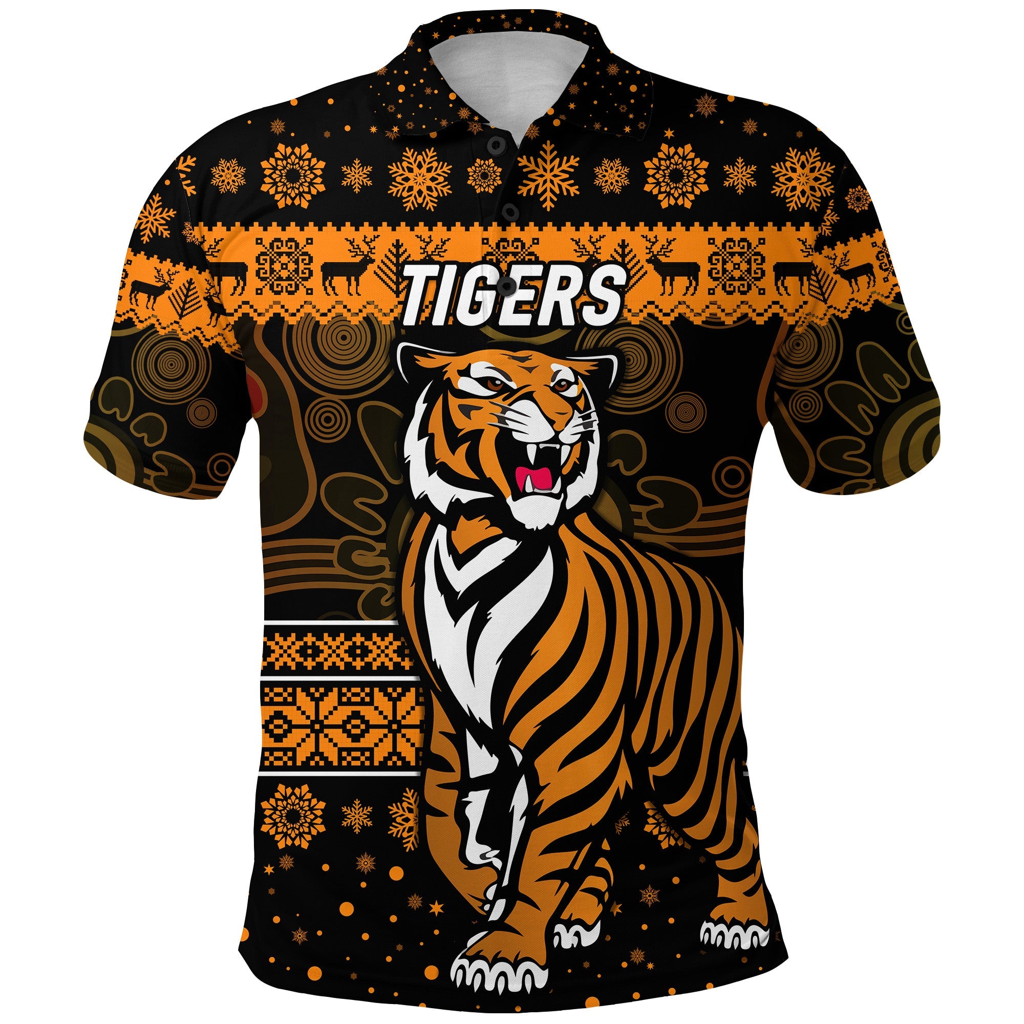 custom-personalised-wests-tigers-polo-shirt-christmas-simple-style
