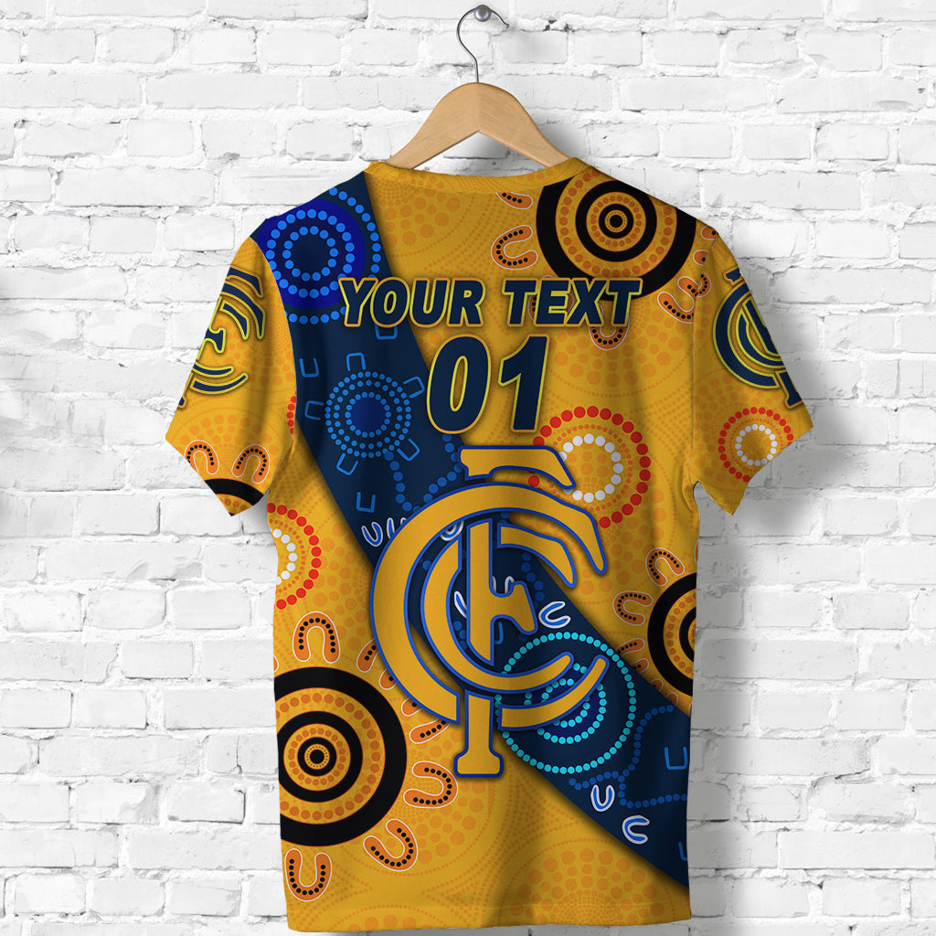 custom-personalised-claremont-football-club-t-shirt-tigers-indigenous-version-gold-custom-text-and-number