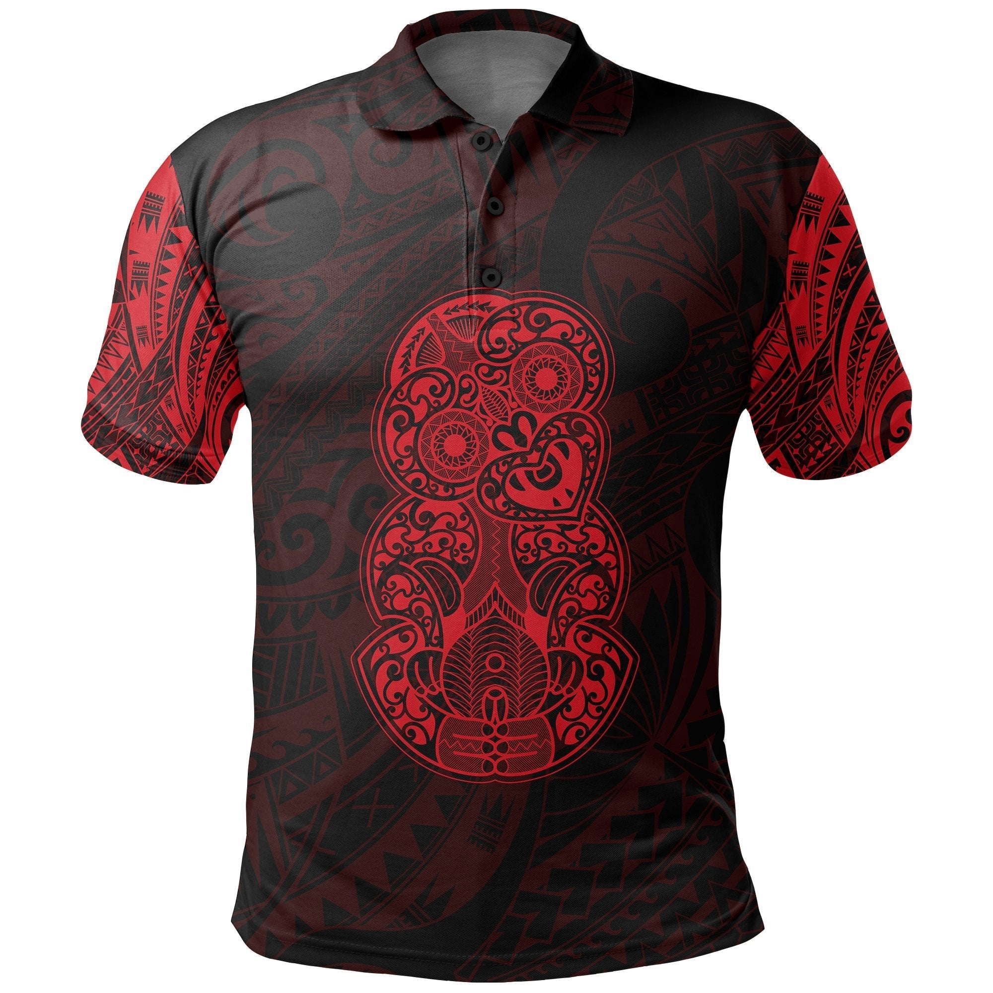 hei-tiki-maori-tattoo-polo-shirt-red
