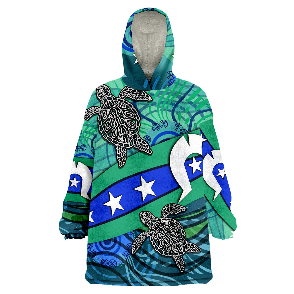 torres-strait-flag-and-turtle-wearable-blanket-hoodie