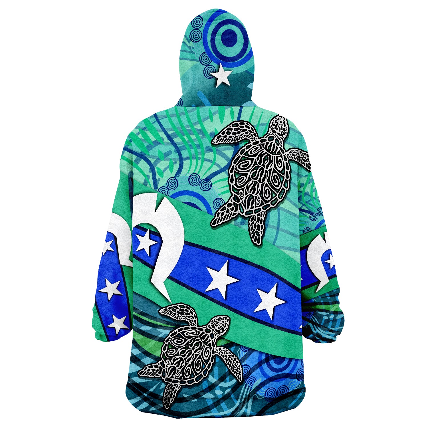 torres-strait-flag-and-turtle-wearable-blanket-hoodie