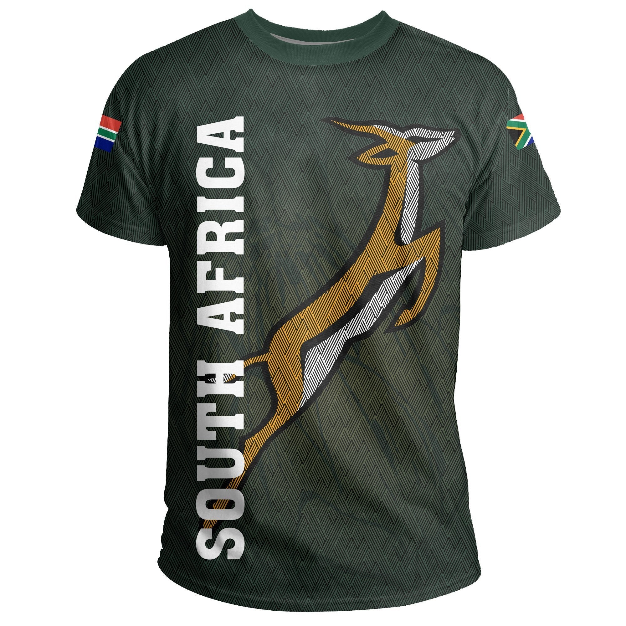 south-africa-t-shirt-cricket-springbok-line-style
