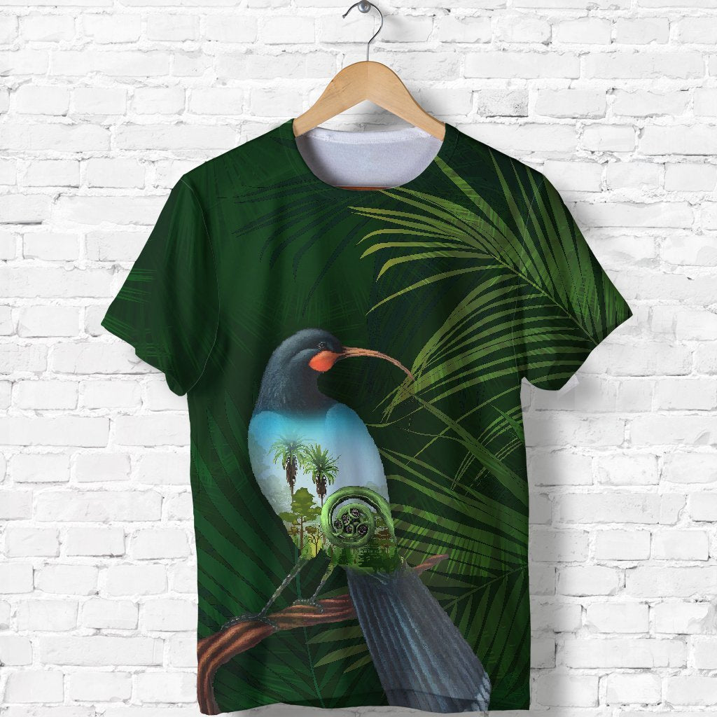 huia-bird-new-zealand-t-shirt