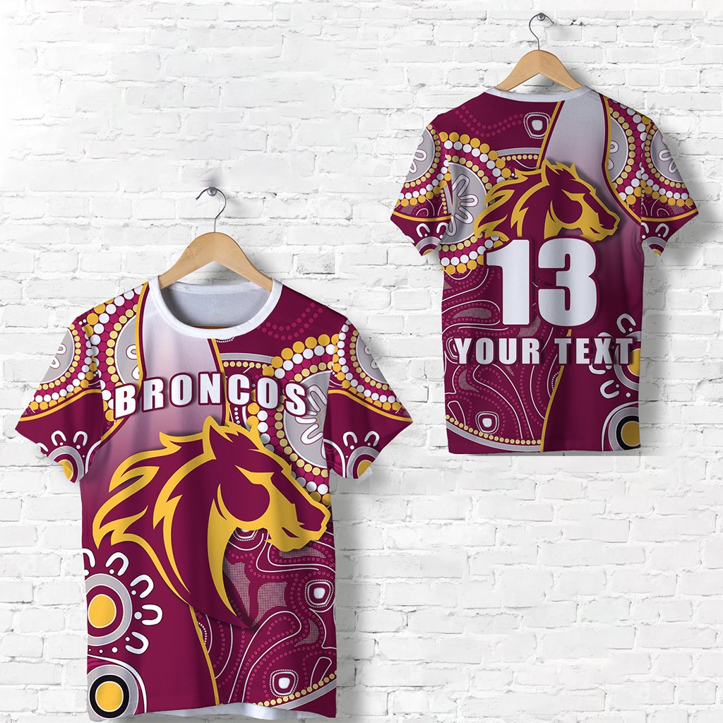 custom-personalised-broncos-indigenous-t-shirt-brisbane-strong-custom-text-and-number