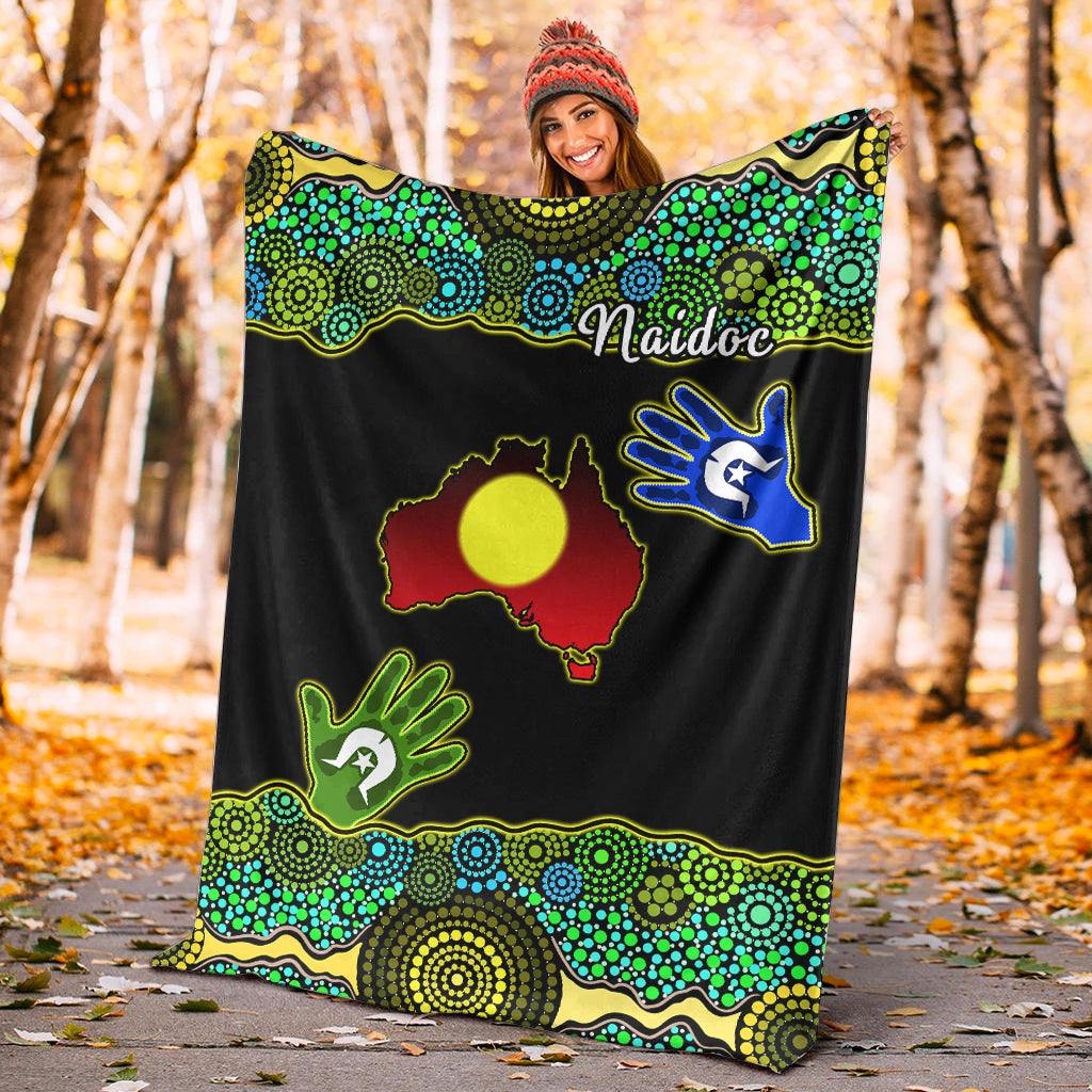 naidoc-heal-country-premium-blanket-map-australia