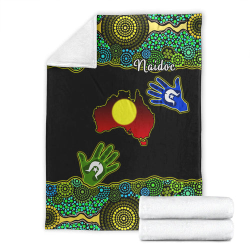 naidoc-heal-country-premium-blanket-map-australia