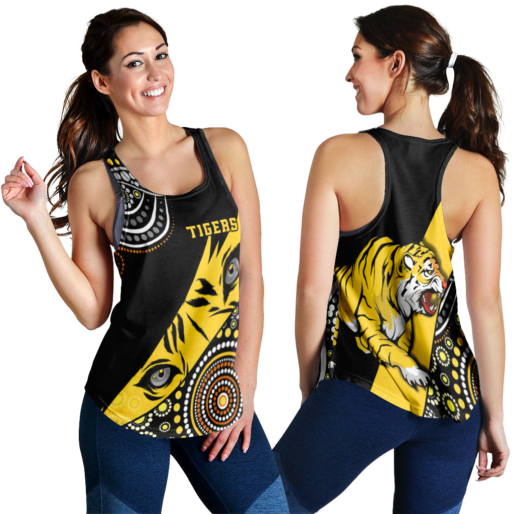 Richmond Indigenous Women Racerback Tank Tigers Football LT13 - Vibe Hoodie