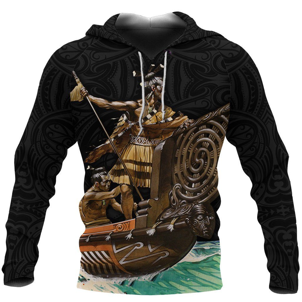 new-zealand-hoodie-maori-waka-taua-pullover-hoodie-black
