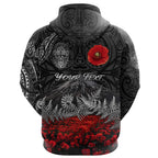 custom-personalised-warriors-rugby-hoodie-new-zealand-mount-taranaki-with-poppy-flowers-anzac-vibes-black-1