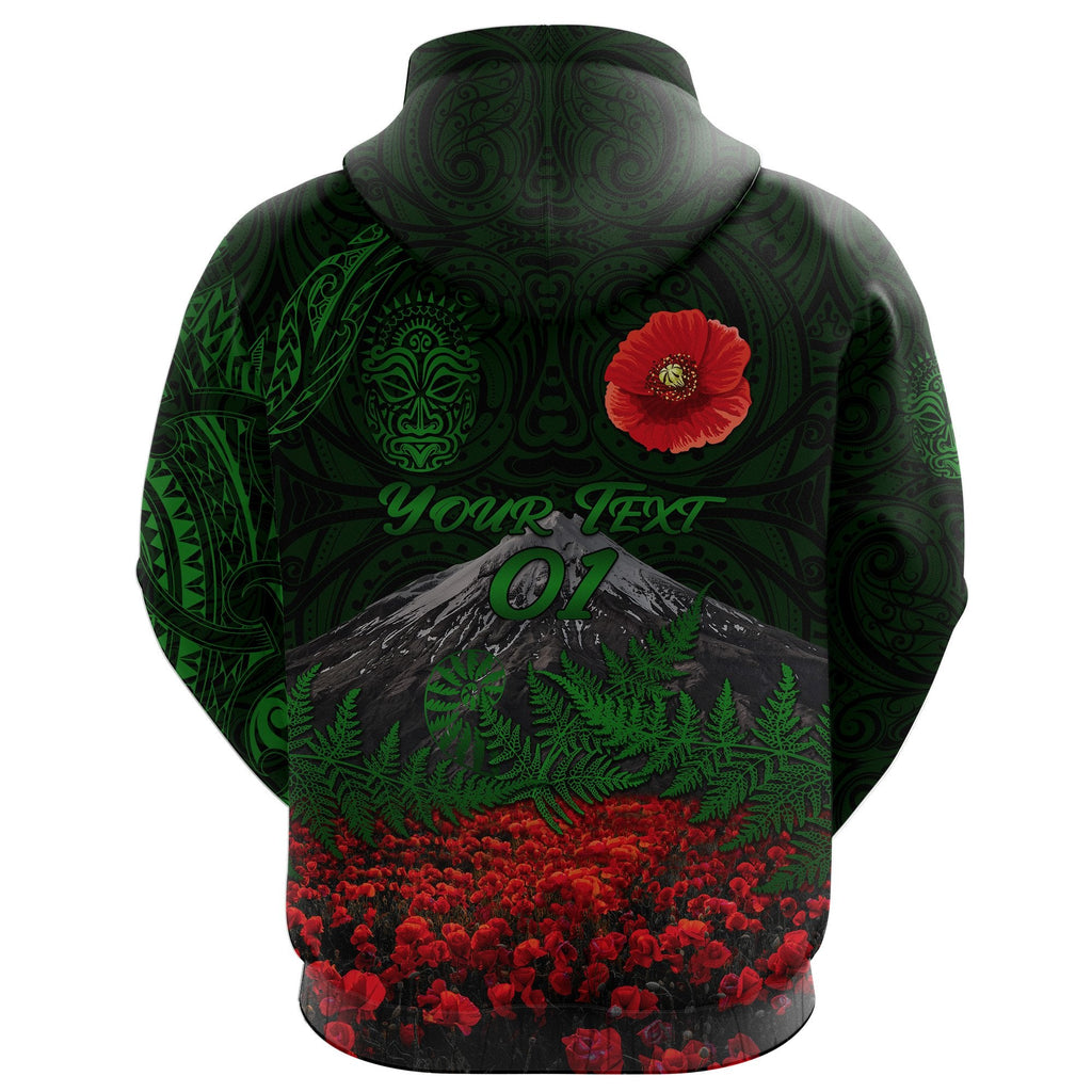 custom-personalised-warriors-rugby-hoodie-new-zealand-mount-taranaki-with-poppy-flowers-anzac-vibes-green-custom-text-and-number-3