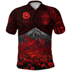 custom-personalised-warriors-rugby-polo-shirt-new-zealand-mount-taranaki-with-poppy-flowers-anzac-vibes-red-custom-text-and-number-3