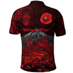custom-personalised-warriors-rugby-polo-shirt-new-zealand-mount-taranaki-with-poppy-flowers-anzac-vibes-2