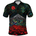 custom-personalised-warriors-rugby-polo-shirt-new-zealand-mount-taranaki-with-poppy-flowers-anzac-vibes-paua-shell-3