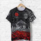 warriors-rugby-t-shirt-new-zealand-mount-taranaki-with-poppy-flowers-anzac-vibes-black-1