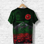 custom-personalised-warriors-rugby-t-shirt-new-zealand-mount-taranaki-with-poppy-flowers-anzac-vibes-green-custom-text-and-number-1