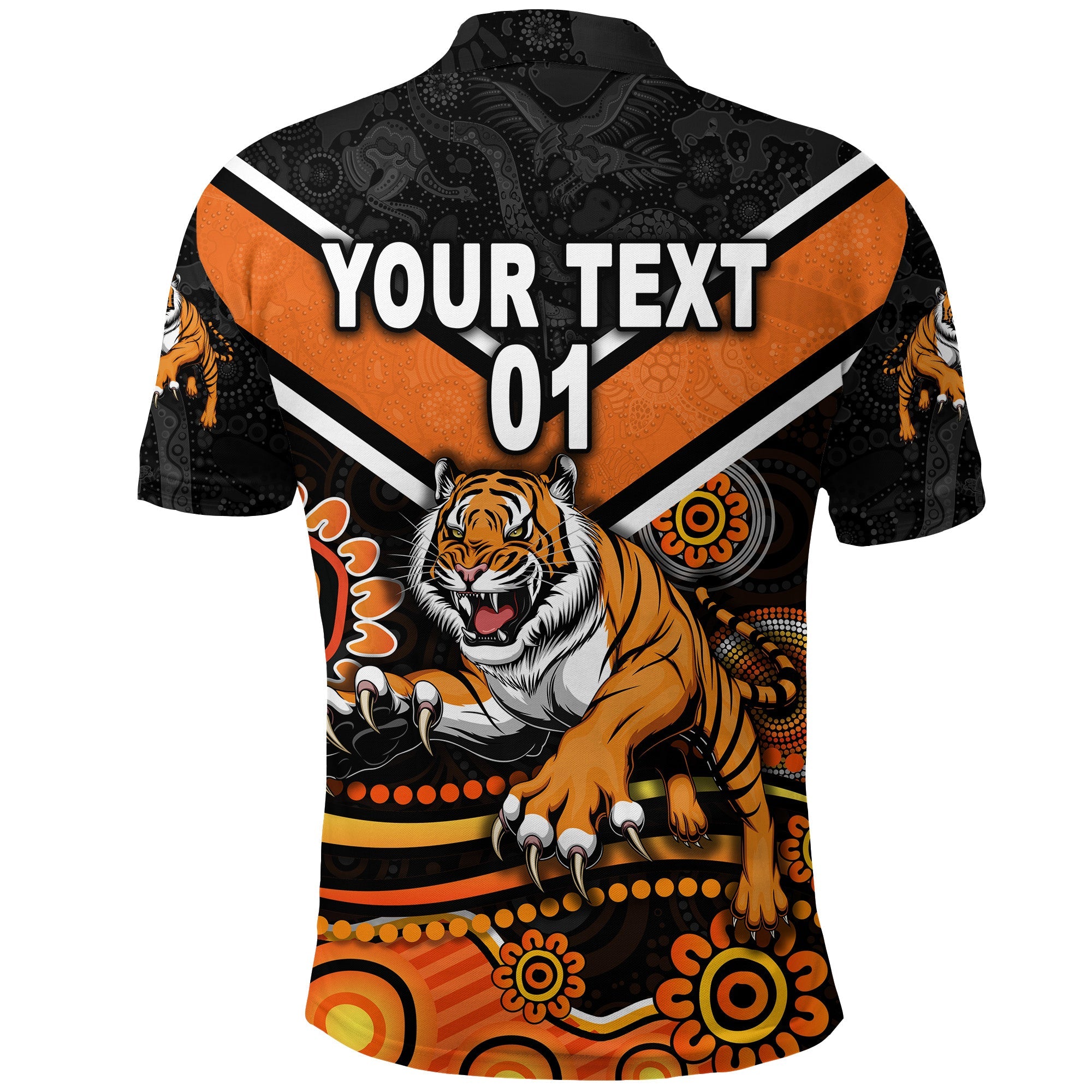 custom-personalised-wests-tigers-polo-shirt-2021-indigenous-custom-text-and-number